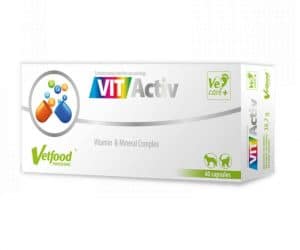 Vetfood, Vitactiv, витамини и минерали за кучета и котки, 60 капсули