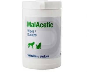 Dechra, MalAcetic Cleansing Wipes, почистващи кърпички, 100 бр