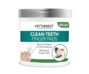 Vets Best- Clean Teeth Finger Pads- дентални кърпички за зъби, 50бр