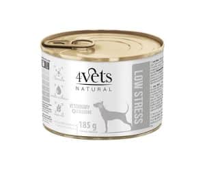 4Vets Natural Low Stress, Храна за кучета, За намаляване на стреса, 185 г