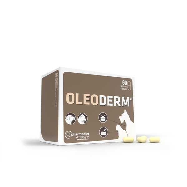 Oleoderm, омега 3 за кучета и котки, 60 таблетки Oleoderm, омега 3 за кучета и котки, 60 таблетки