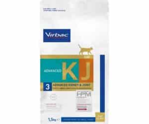 Virbac KJ3 Advanced, поддръжка за бъбреци и стави, за котки, 1,5 кг