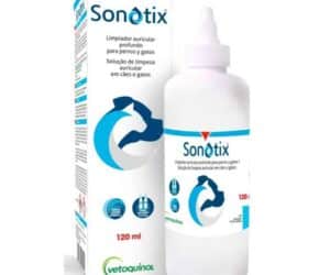 Sonotix, Vetoquinol, за почистване на уши, 120 мл