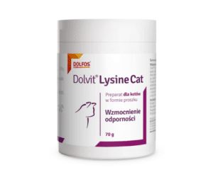 Dolfos Dolvit Lysine Cat, срещу котешки херпес вирус, 70 гр