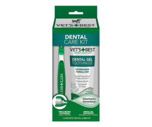Vets Best Dental Care Kit- комплет от четка и паста за зъби