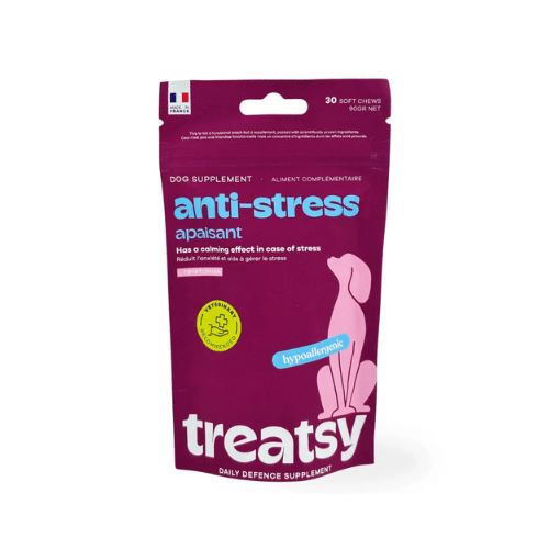 Treatsy Daily Defence Anti-Stress за кучета 90 г – 30 меки хапки Treatsy Daily Defence Anti-Stress за кучета 90 г – 30 меки хапки